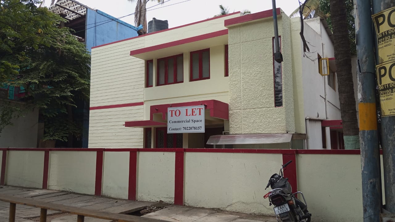 Commercial Space For Rent in JP Nagar Phase 6